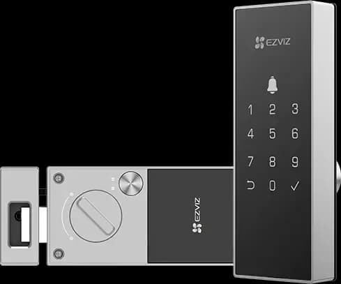 EZVIZ CS-DL03 Verrou intelligent à empreintes digitales - Tag Mifare - Code - EZVIZ Apps