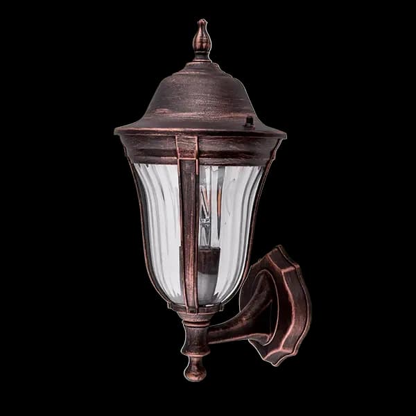 96201WU/BRB - MARK 201 LANTERN UPWARD 1XE27 BLACK RED BRASS