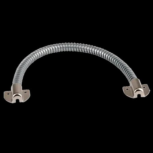 Tube Flexible pour le passage des câbles - Apte pour tout type de portes - protège les câbles de dommages possibles - Matériel ondulé métallique - Dimensions 410(Al) x 40(Fo) x 13(An) mm