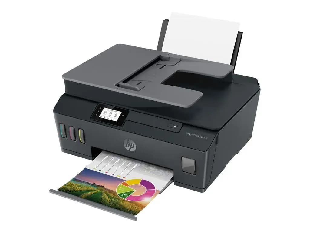 HP Smart Tank Plus 570 Wireless All-in-One - Imprimante multifonctions - couleur - jet d'encre - rechargeable