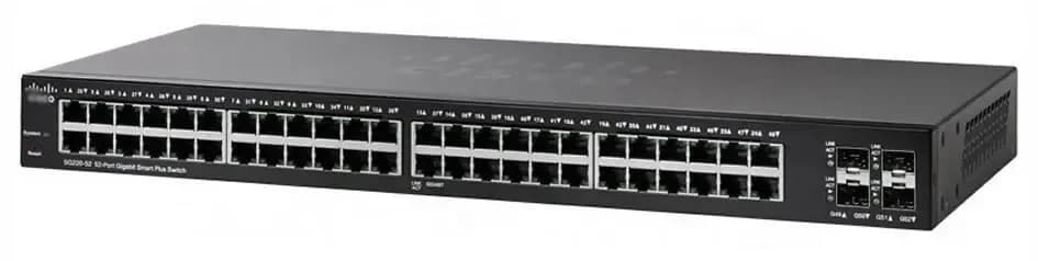 Cisco Business CBS220-24P-4G Switch web manageable L2 24 ports PoE+ Gigabit + 4 x Gigabit SFP (uplink) rack-mountable-PoE+ (195 W)