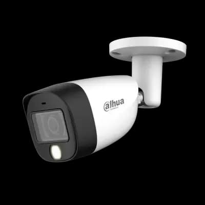DAHUA HDCVI HAC-HFW1500CM-IL-A Bullet Camera 5MP Smart Dual Light 2.8mm IR & Full Color• LED •IP67 •Metal •Audio Mic-In