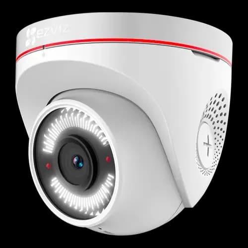 Ezviz EZ-C4W - Ezviz 2 MP Wifi Camera - Compression H.265 - 2.8 mm lens / IR 30 - Bidirectional audio - Sound and flash deterrents - Suitable for exterior IP67