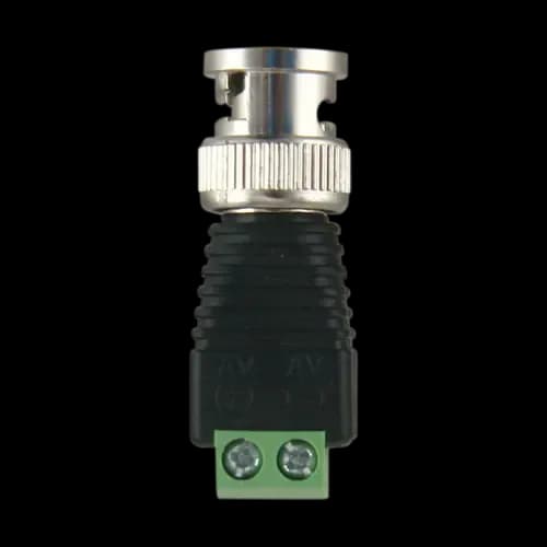 BNC male connector - Output +/ of 2 terminals - 40 mm (D) - 13 mm (W) - 12 g