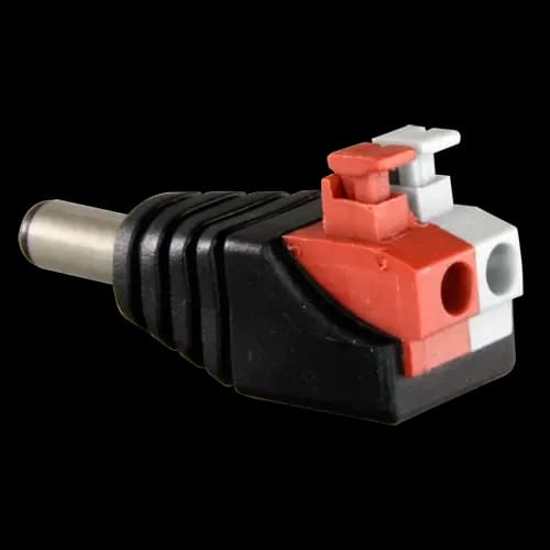 Connecteur DC Male avec borne d'insertion - Pack 10
