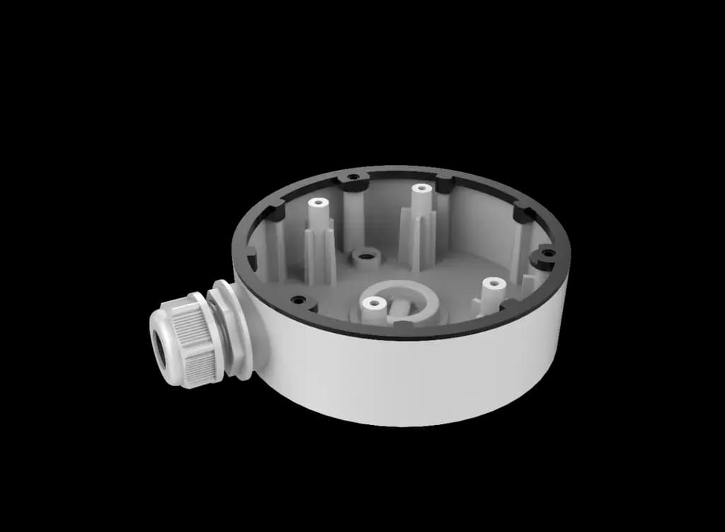 Hikvision DS-1280ZJ-DM46 Boîte de jonction pour caméras dôme - Alliage d'aluminium - 37.22 (H) x 120 (φ) mm - 250 g
