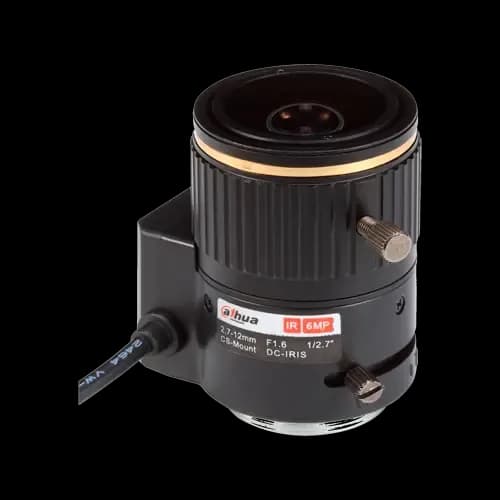 Dahua Lens PFL2712-E6D CS 6.0 Mpix AutoIris DC - Varifocal: 2.7 to 12 mm - 1/2.7' / F1.6 - IR correction