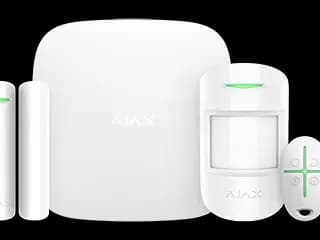 Ajax StarterKit-W - 1x Ajax-Hub -1x détecteur MotionProtect-1x DoorProtect -1x porte-clés SpaceControl.