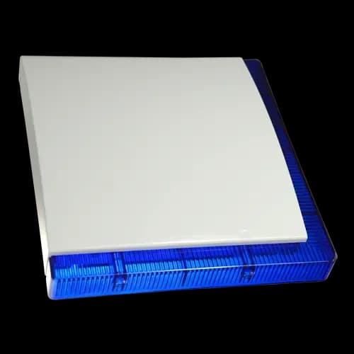 VEGA-PLUS Sirène cablée pour extérieur grade 3 - 112 dBA - LEDs de signalisation Lumière bleue - Batterie de secours incluse
