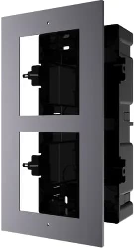 Hikvision DS-KD-ACF2(Plastic) Flush mounting 2 Module Plastic steel