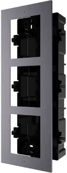 Hikvision DS-KD-ACF3(Plastic) Flush mounting 3 Module Plastic steel