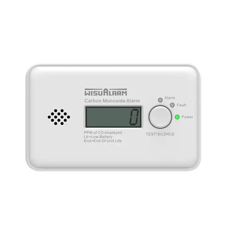 Wisualarm HY-GC20B Alarme autonome CO 'monoxyde de carbone' Batterie 10Ans Remplacable