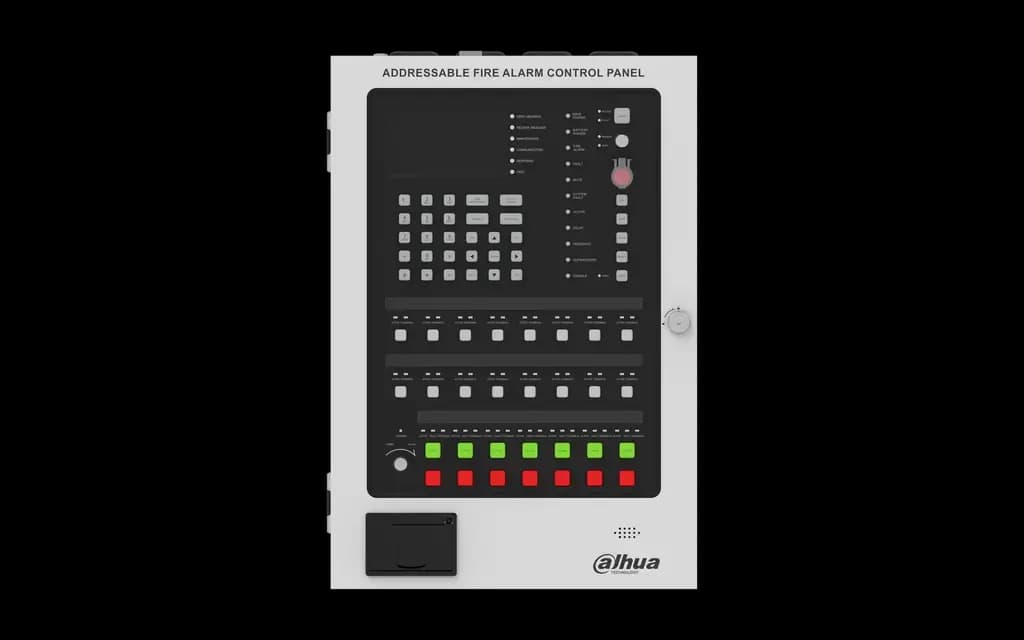 Wisualarm HY-1025 Panneau de contrôle d'alarme incendie adressable 2x Boucles avec imprimante