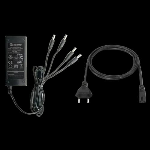 AD1205-4X 4xcameras Adaptateur-Alim 12V/5A + Splitter DC4X