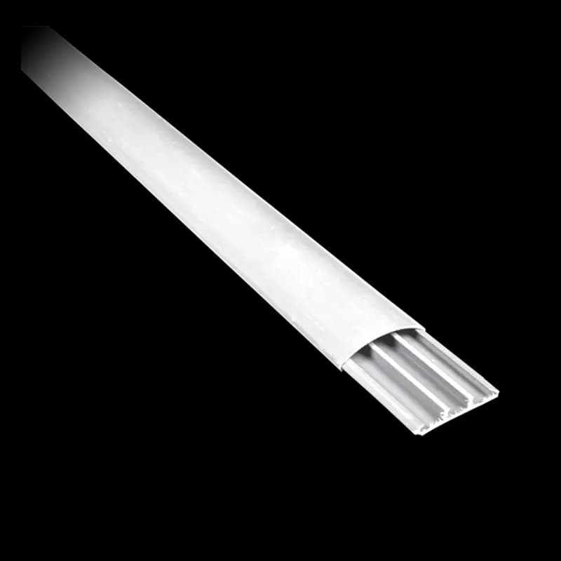 50x12 PVC OVERFLOOR TRUNKING GREY Bar 2m