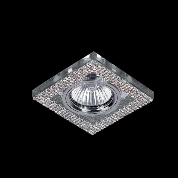 925776S/SL - CR-776S/SL SPOT Carre CHROME+ CRYSTAL