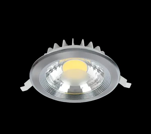 92DLC1540/SN - RDLCOB LED SPOT 15W 4000K-4300K 230V IP44 SATIN NICKEL