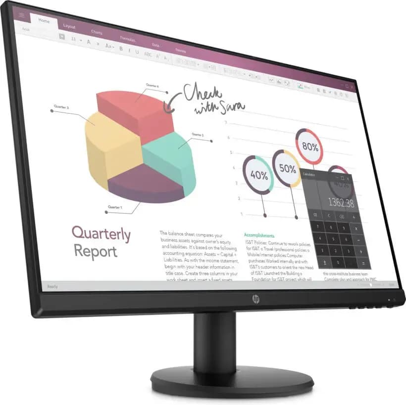 HP P24v G4 23.8p IPS FHD Monitor