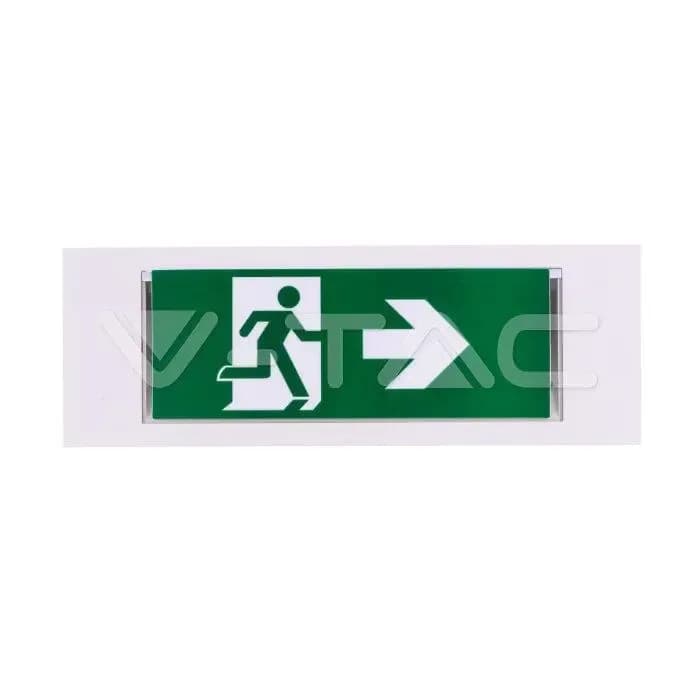 VT-511 4W a encastrer LED EMERGENCY EXIT 6000K