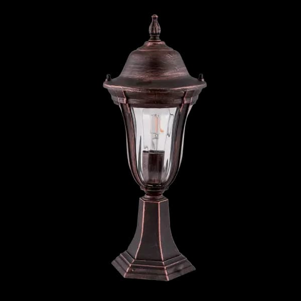 96204MF/BRB - MARK 204 LANTERN STAND 1XE27 BLACK RED BRASS H490