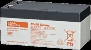 Batterie 12V - 3.2Ah Cellpower CP 3.2 - 12 - Dim 134x67x67m