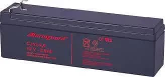 Batterie AGM 12 V -2.6 Ah - Dim 178 x 34 x 66 mm (lxwxh)