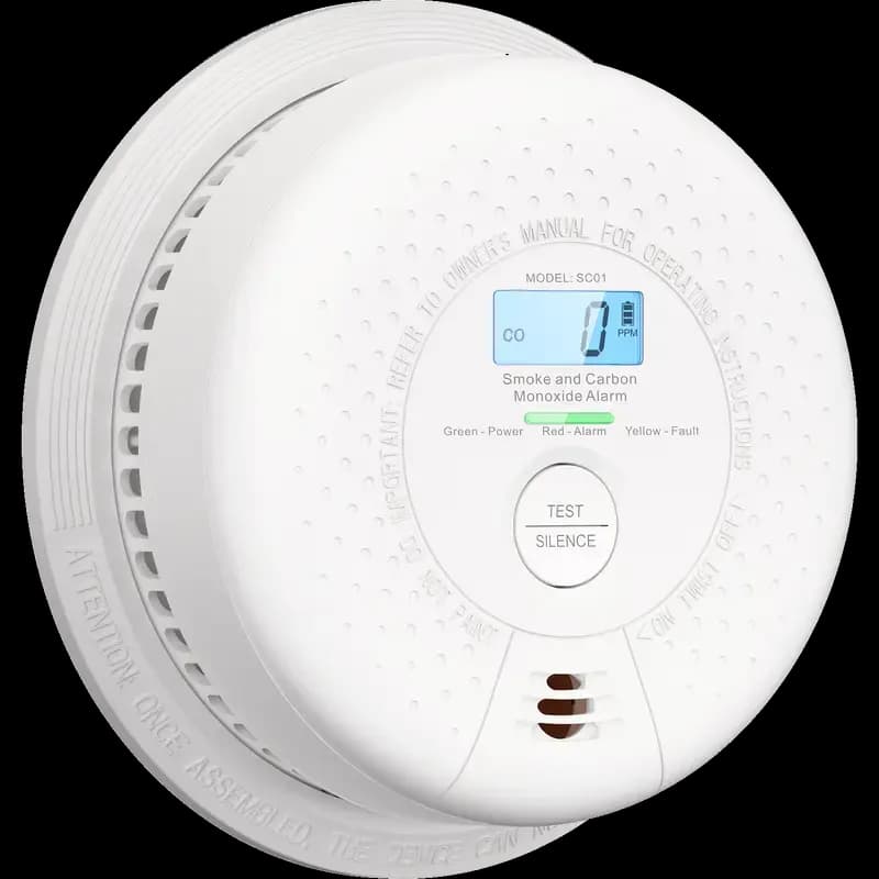 X-Sense CD01 - Détecteur autonome de monoxyde de carbone Alarme 85 dB à 3m Durée de vie de la batterie 10 ans