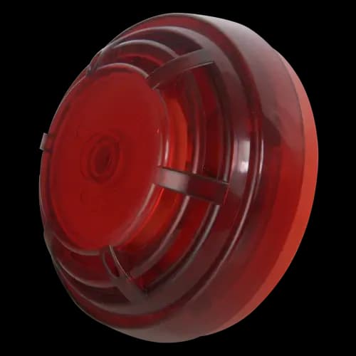 DMTECH - Sirène d'incendie intérieure câblée - Puissance sonore 96 dB a Flash LED