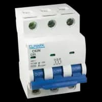 ELMARK Disjoncteur C63N 3Poles 6kA CURVE (Made In CE Europe)