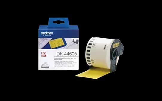 BROTHER P-TOUCH DK-44605 ruban continu papier jaune 62mm / 30,48 m