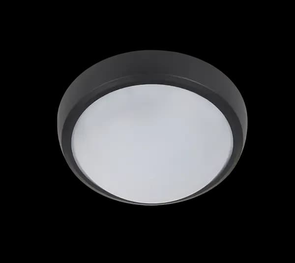 95BRLED6BL - LED LAMP Rond BRLED 6W BLACK IP54