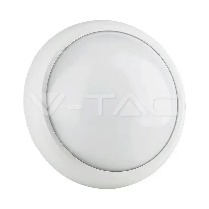 VT-8014 8W Plafonier Blanc Led Rond Etanche IP-54 - 6000K