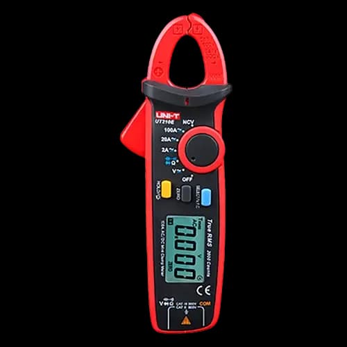 Uni-Trend - Mini Pince Ampèremètre CAT II 600V/ CAT III 300V - Design Ergonomique et leger - Affichage à rétro-éclairage LED jusqu'a 2000 comptes -
