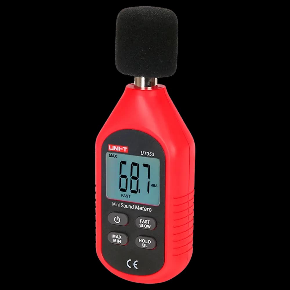 Uni-Trend - Sonomètre - Écran LCD rétroéclairé - Large plage de mesure 30~130dB avec réponse rapide - Arrêt automatique