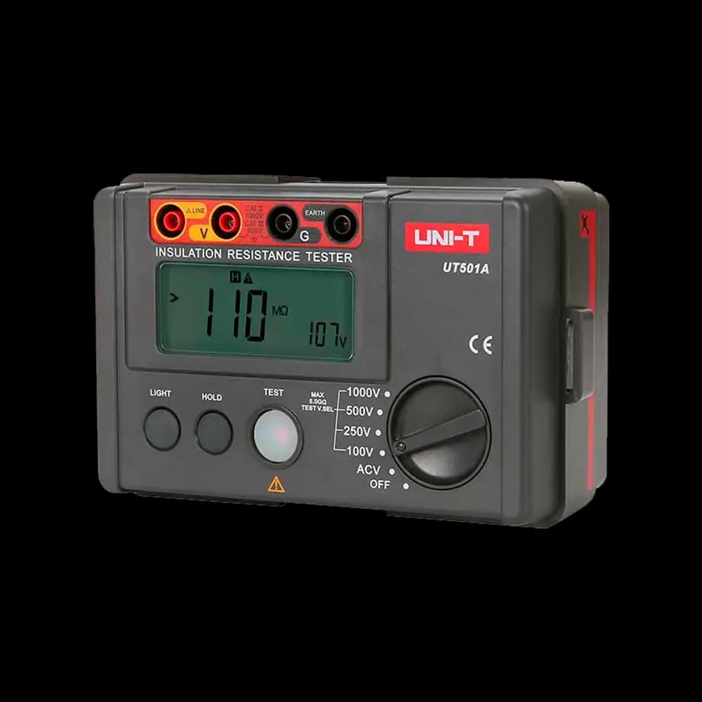 Uni-Trend - Testeur de résistance d'isolement pour les équipements électriques - Affichage LCD jusqu'à 2000 comptes -