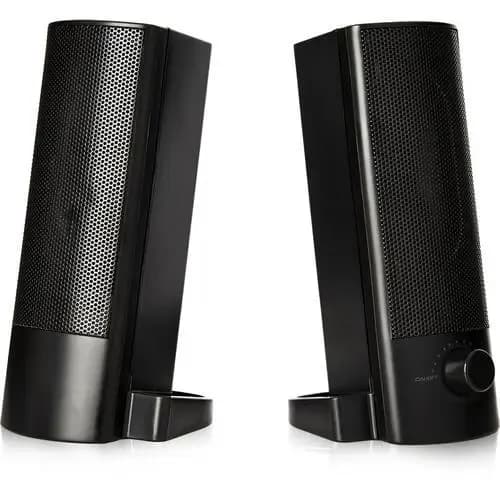 V7 SB2526-USB-6E Speaker System - 5 W RMS - Black - USB - 2 Pack