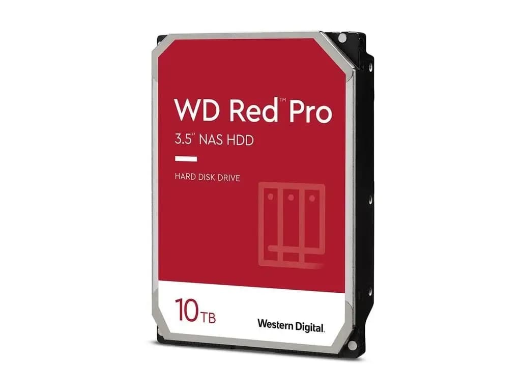 WD Red Pro WD103KFBX - Hard drive - Enterprise - 10 TB - internal - 3.5' - SATA 6Gb/s - 7200 rpm - buffer: 512 MB For Nas & Servers