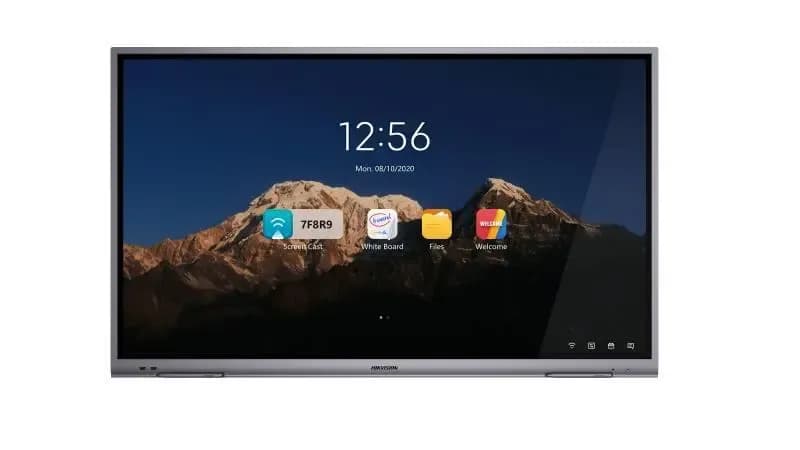HIKVISION DS-D5B65RB/A Écran interactif pour Education 65', 4K, Android 8, tactile infrarouge - Wi-Fi - 2x Haut Parleur 16W