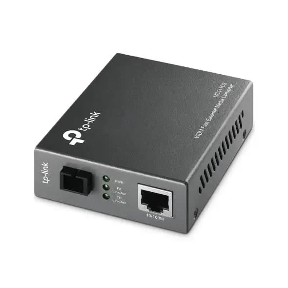 TP-LINK MC111CS - Convertisseur fibre optique - Mono Mode SC / 100Mbs - jusqu'à 20 km - 1 550 (émission)/1 310 (réception) nm
