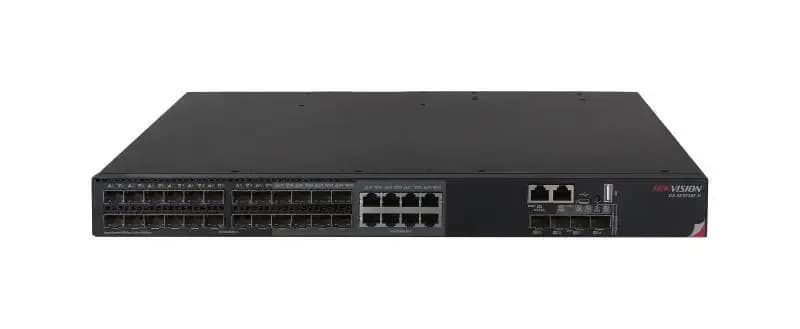 HIKVISION DS-3E3728F-H 28 Port Fiber Core Switch 24×SFP ports (including 8×combo interfaces), 4×10G/1G BASE-X SFP+ ports
