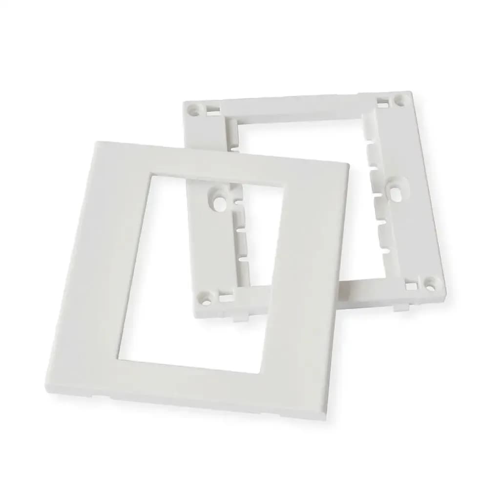VALUE A/V Faceplate, 86x86mm, white