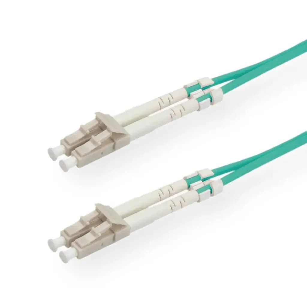 VALUE Fibre Optic Jumper Cable Mulitimode, 50/125µm, LC/SC, OM3, turquoise
