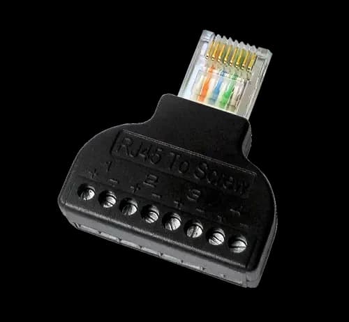 CON300-BLOCK Adaptateur de RJ45 au terminal Male
