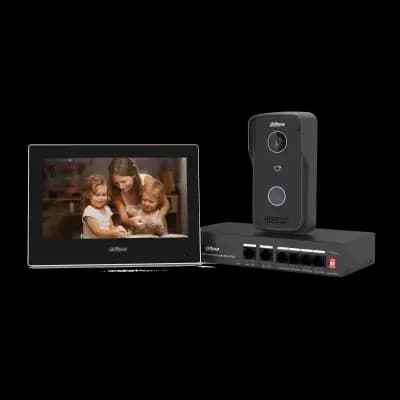 Dahua KTP03 Kit de portier vidéo - IP PoE - écran TFT LCD de 7' (Version Kit)