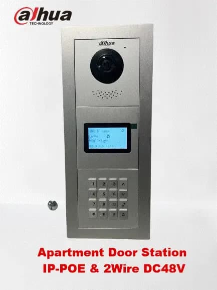 Dahua VTO4202 Station d'extérieur pour Multi Appartement interphone vidéo IP/POE & 2Fil 48V