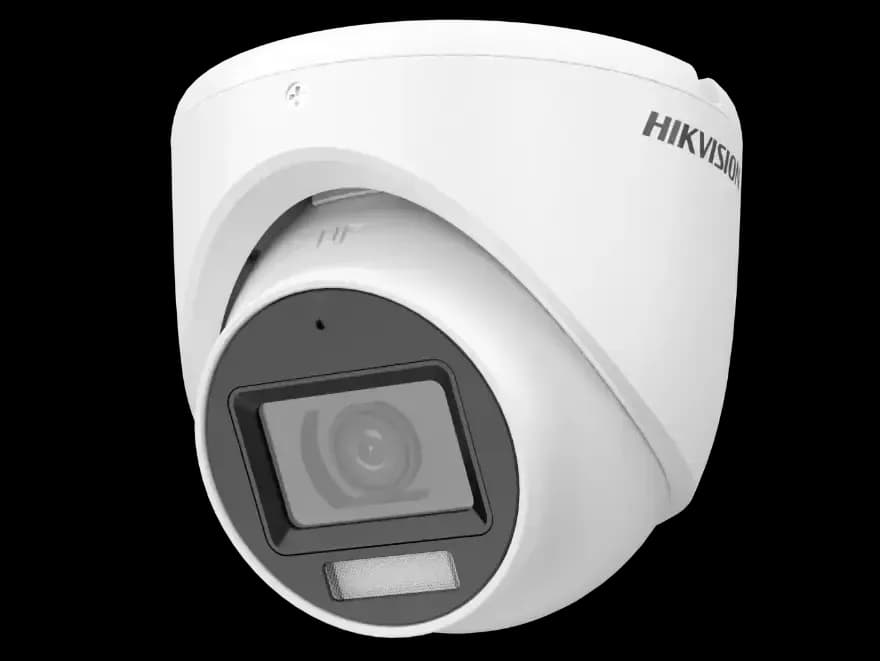 HIKVISION DS-2CE76K0T-LMFS 3K Dual Light Audio Fixed 2.8mm Turret Camera Metal IP67