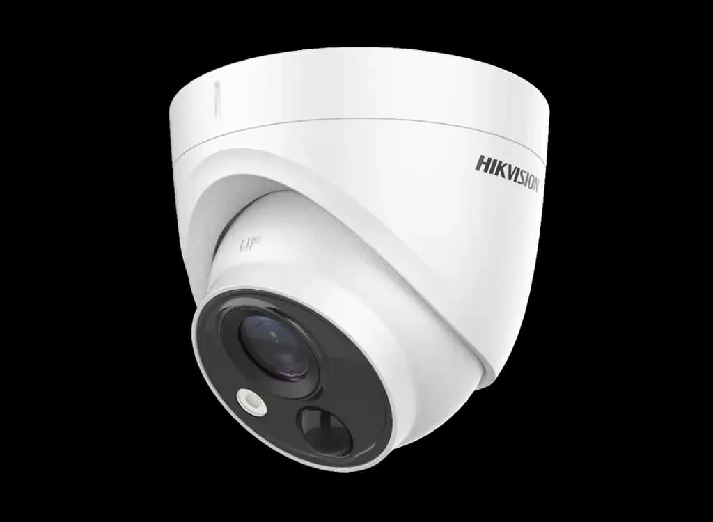 HIKVISION HD-TVI DS-2CE71H0T-PIRL 5MP Turret Camera 2.8mm Plastic&Metal IOT PIR