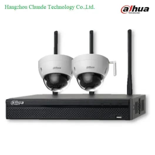 DAHUA KIT-NVR4104HS-W/2-HDBW DAHUA KIT SURVEILLANCE WIFI NVR4104HS-W-S2 + 2 x mini-Dome IPC-HDBW1320E-W 3Mpix