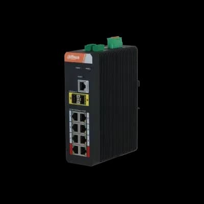 DAHUA DH-PFS4210-8GT-120 8-port PoE Gigabit switch-120W(Managed L2)(Hi-PoE) + 2 × gigabit SFP fiber optical ports