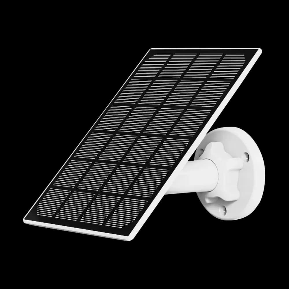 Panneau solaire SOLAR5V-3W de 3W Pour les caméras IP alimentées par batterie Sortie Micro USB DC5V Étanche IP65